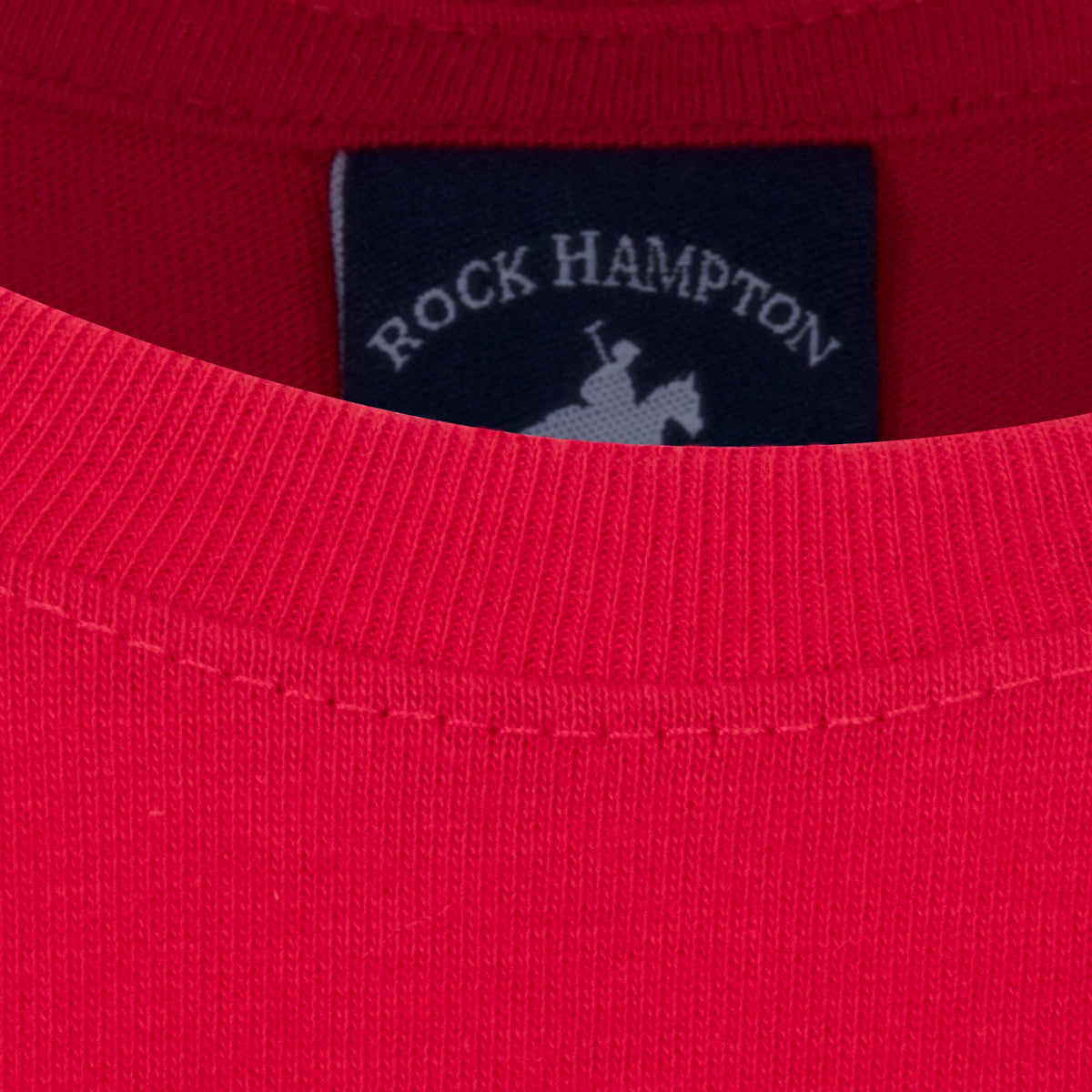 T-Shirt Algodón Bordado Rojo