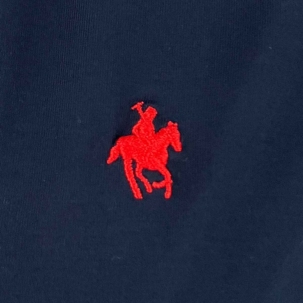 Polo Viscosa Aletilla V Marino