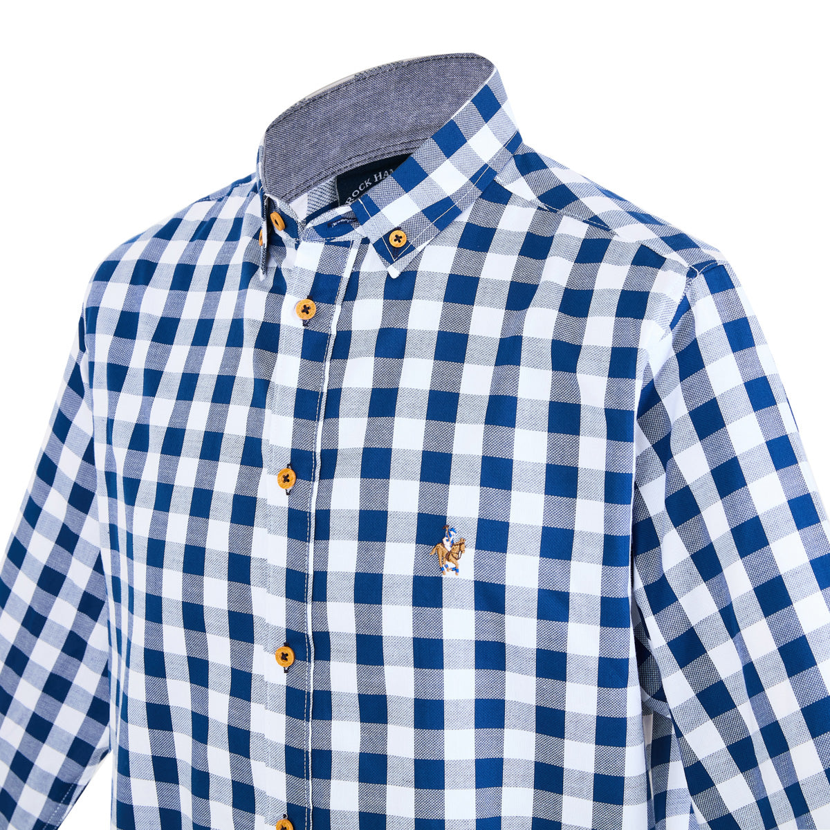 Camisa Cuadros Regular Marino