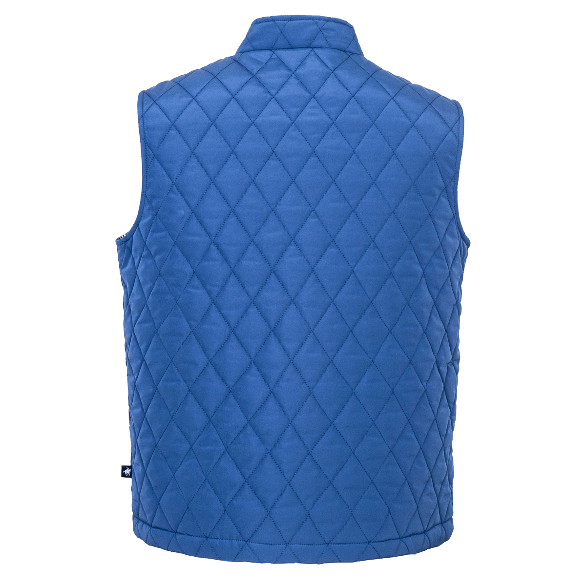 Chaleco Rombos Azul Acero