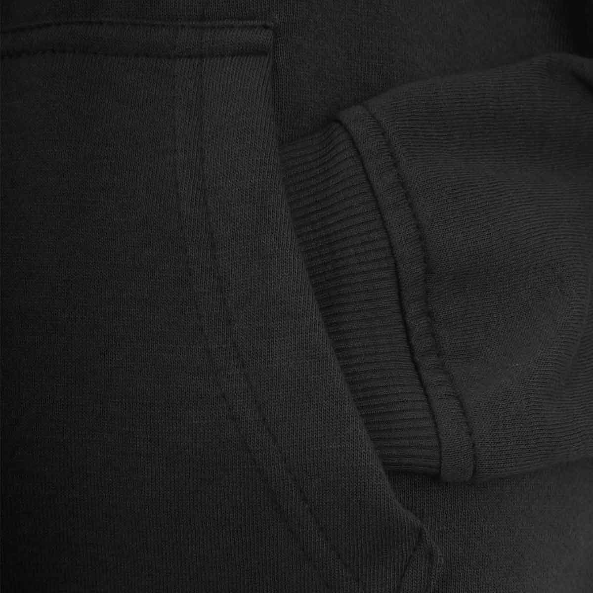 Sudadera Felpa Capucha Negro