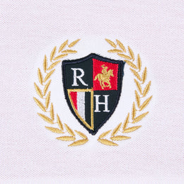 Polo Bloques Escudo Aletilla Oculta Rojo