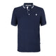 Polo Viscosa Cuello Tricolor Marino Gris