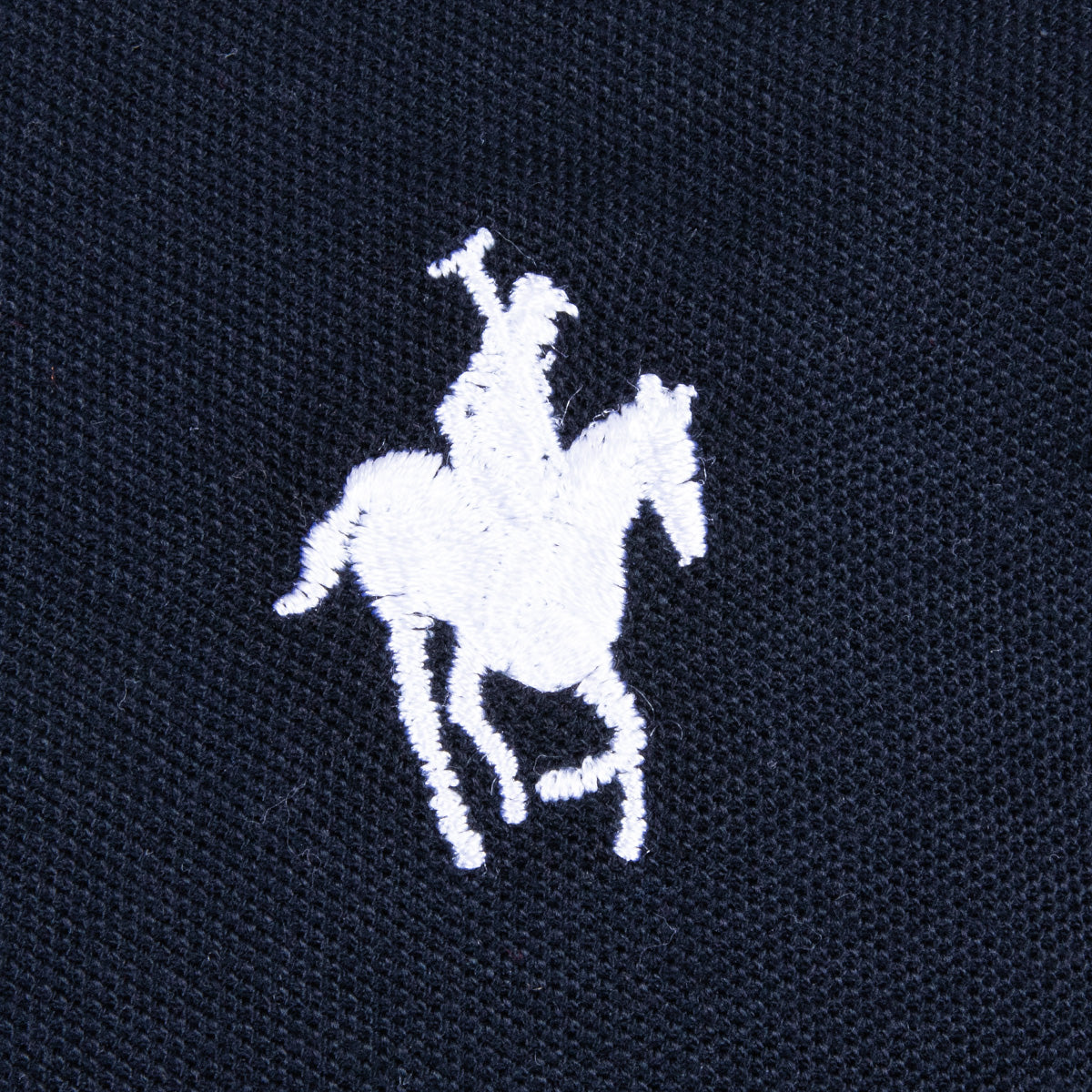 Polo Franjas Piqué Blanco