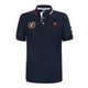 Polo Laterales Bordada Marino