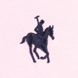 Polo Laterales Bordada Rosa Palo