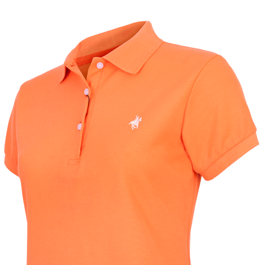 Polo Essentials Naranja Solar