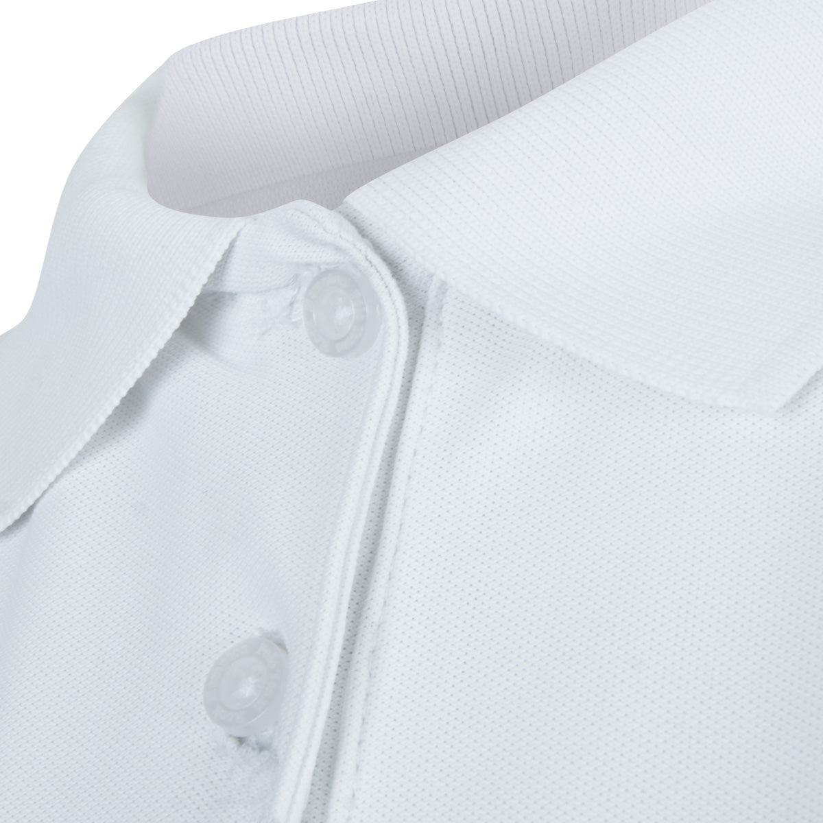 Polo Dry Fit Mujer Blanco