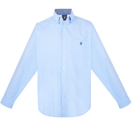 Camisa Cuadro Chico Bolsa Cielo