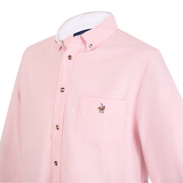 Camisa Lisa Algodón Bolsa Rosa