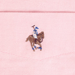 Camisa Lisa Algodón Bolsa Rosa