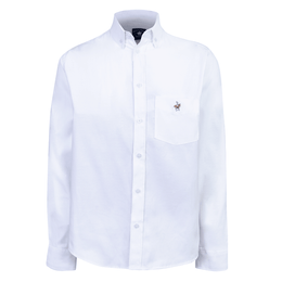 Camisa Lisa Algodón Bolsa Blanco