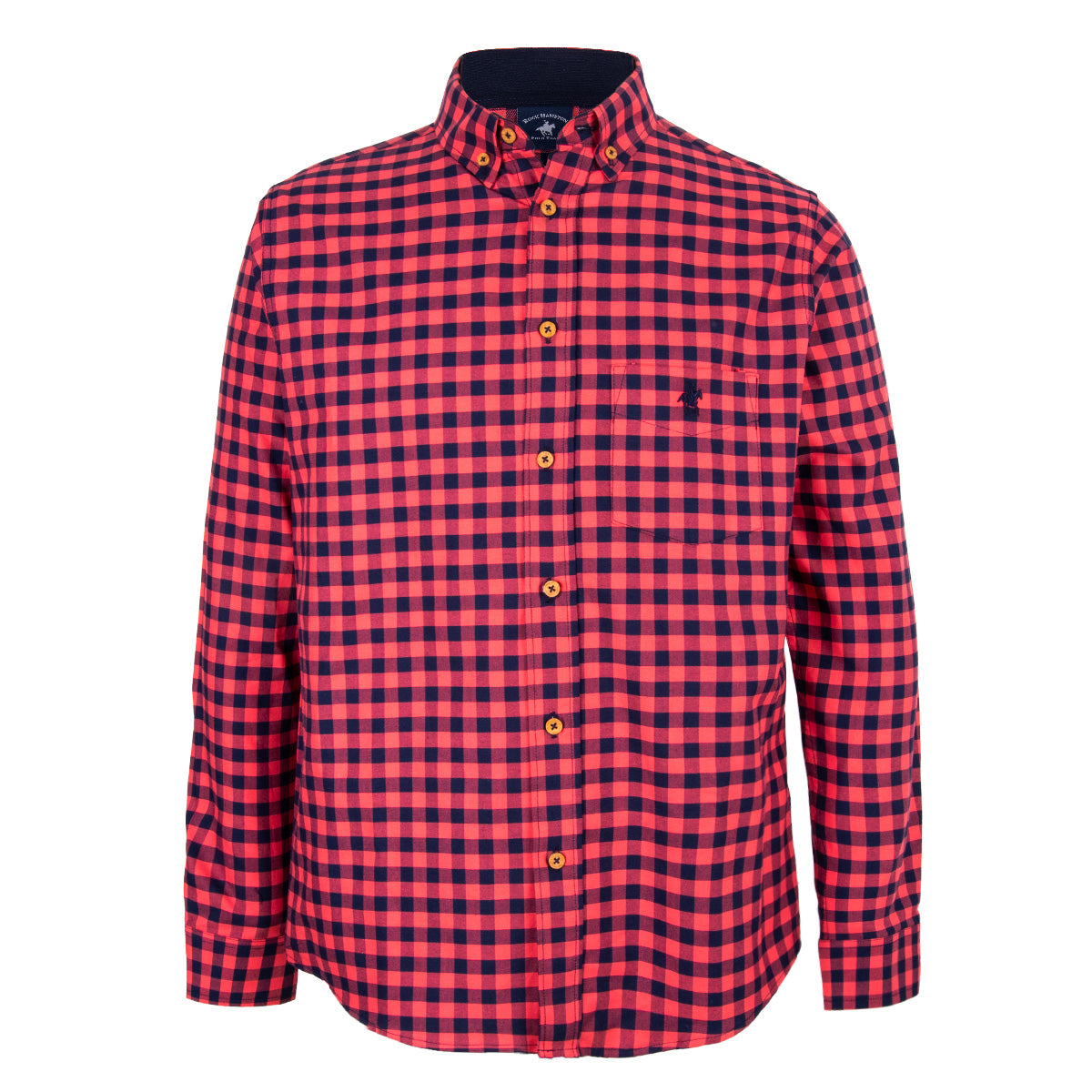 Camisa Cuadros Bolsa Rojo