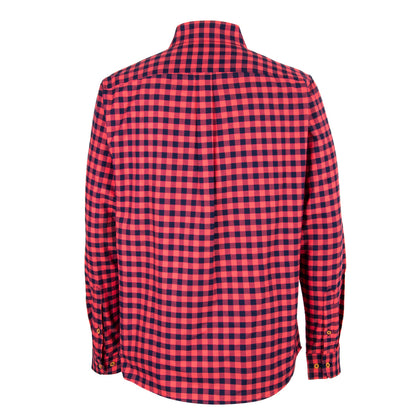 Camisa Cuadros Bolsa Rojo