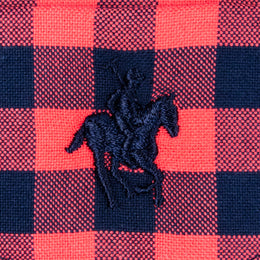 Camisa Cuadros Bolsa Rojo