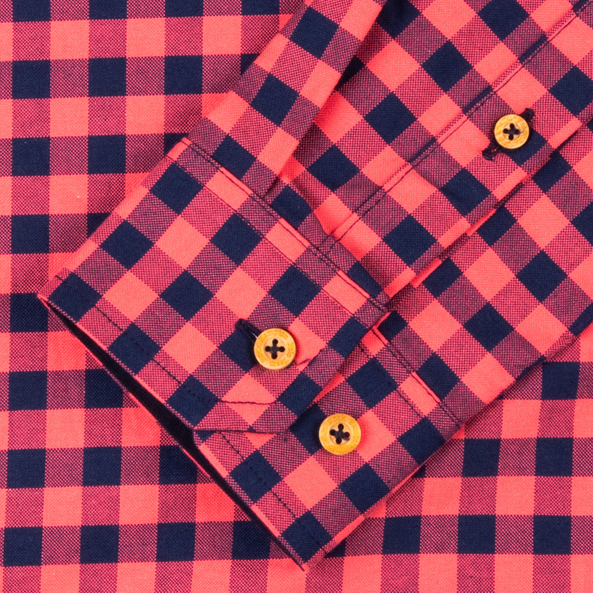 Camisa Cuadros Bolsa Rojo