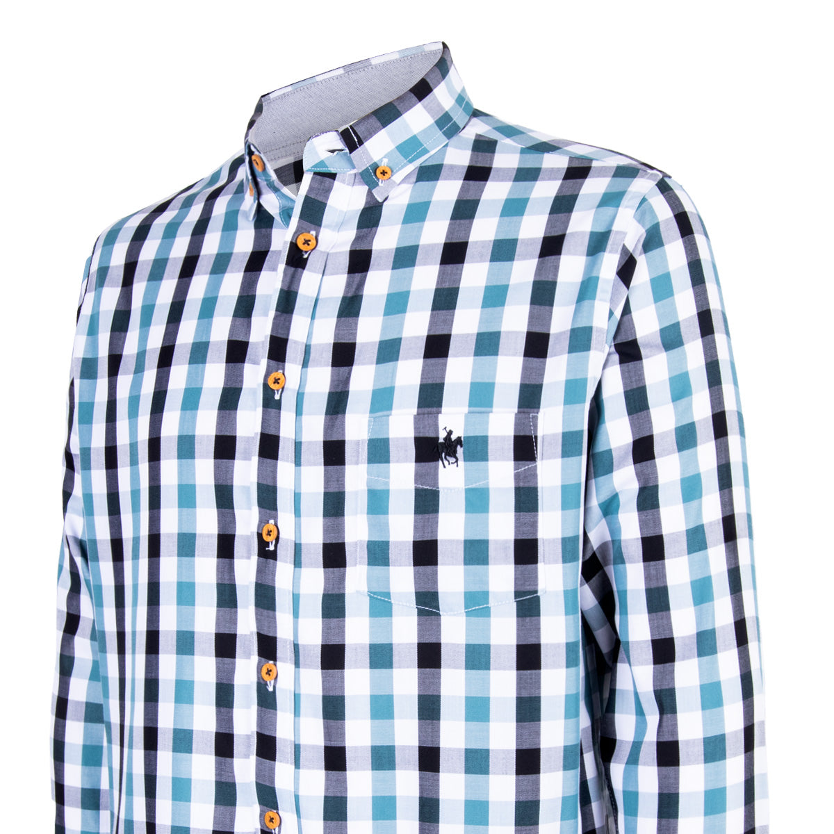 Camisa Cuadros Bambú Bolsa Verde