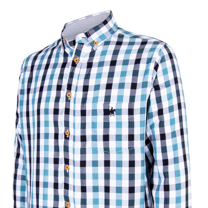 Camisa Cuadros Bambú Bolsa Verde