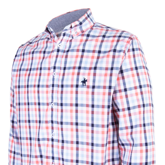 Camisa Rayas Naranja