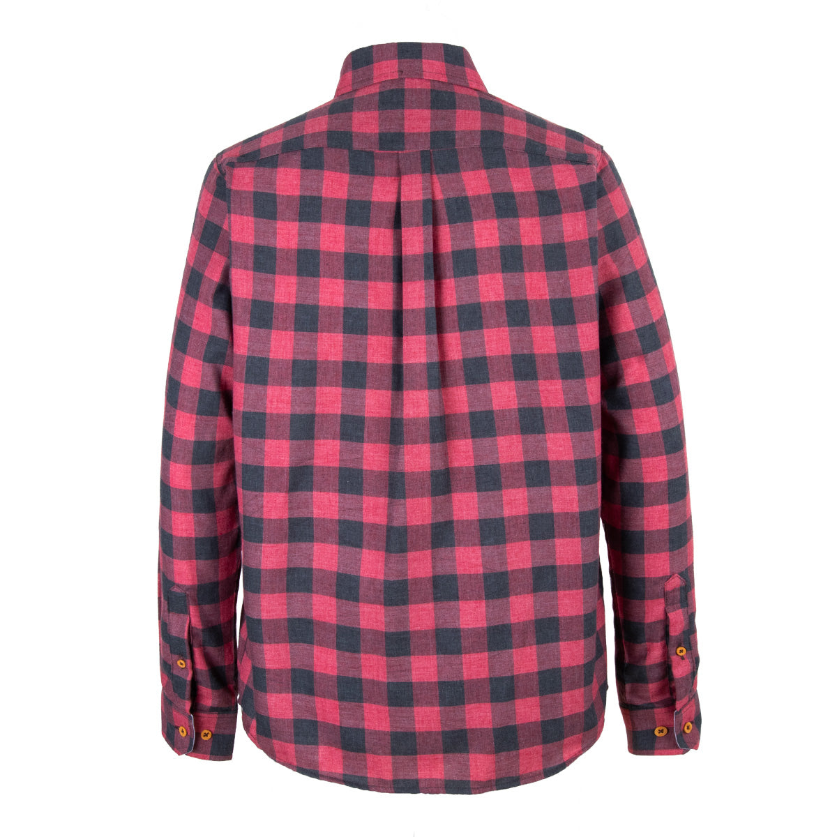 Camisa Maxicuadro Vino