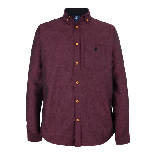 Camisa Textura Vino