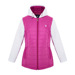 Chamarra Parka Bolsas Vivo Fucsia