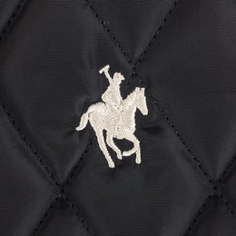 Chaleco Rombos Cuello Alto Negro