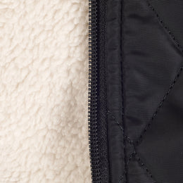 Chaleco Rombos Cuello Alto Negro