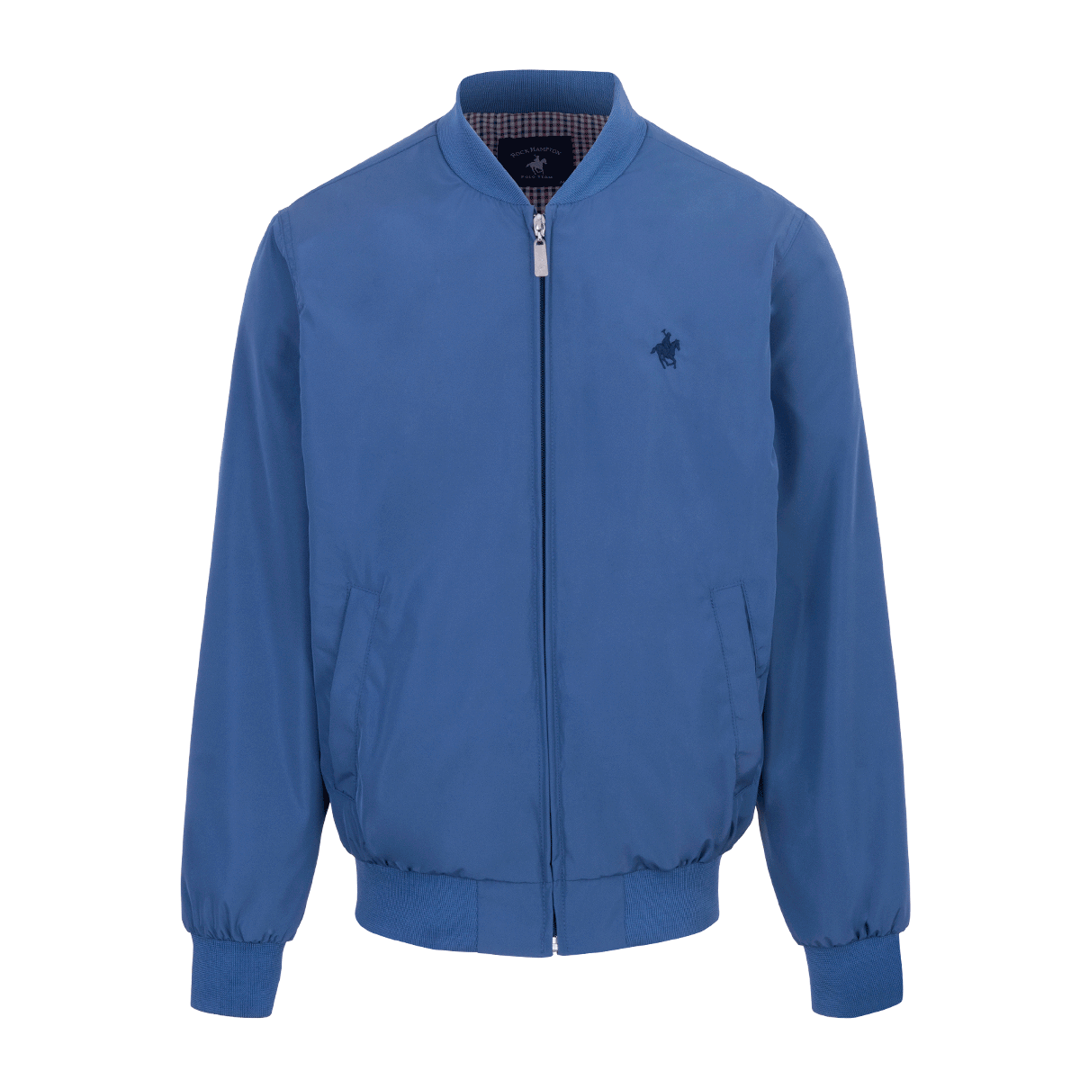 Chamarra Ligera Casual Azul Acero