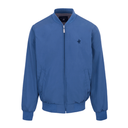 Chamarra Ligera Casual Azul Acero