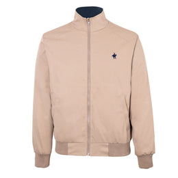 Chamarra Doble Vista Poly Cotton Arena/Marino
