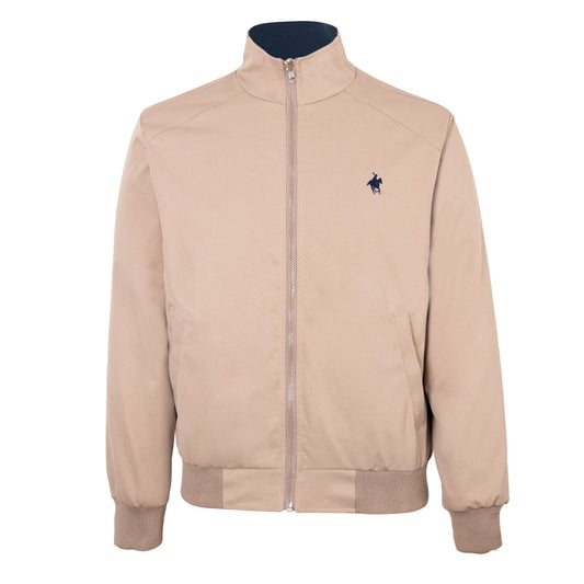 Chamarra Doble Vista Poly Cotton Arena/Marino