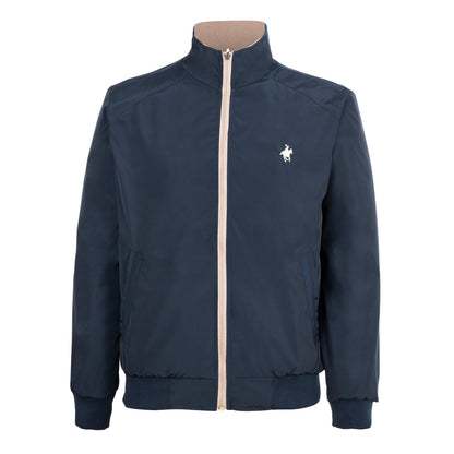 Chamarra Doble Vista Poly Cotton Arena/Marino