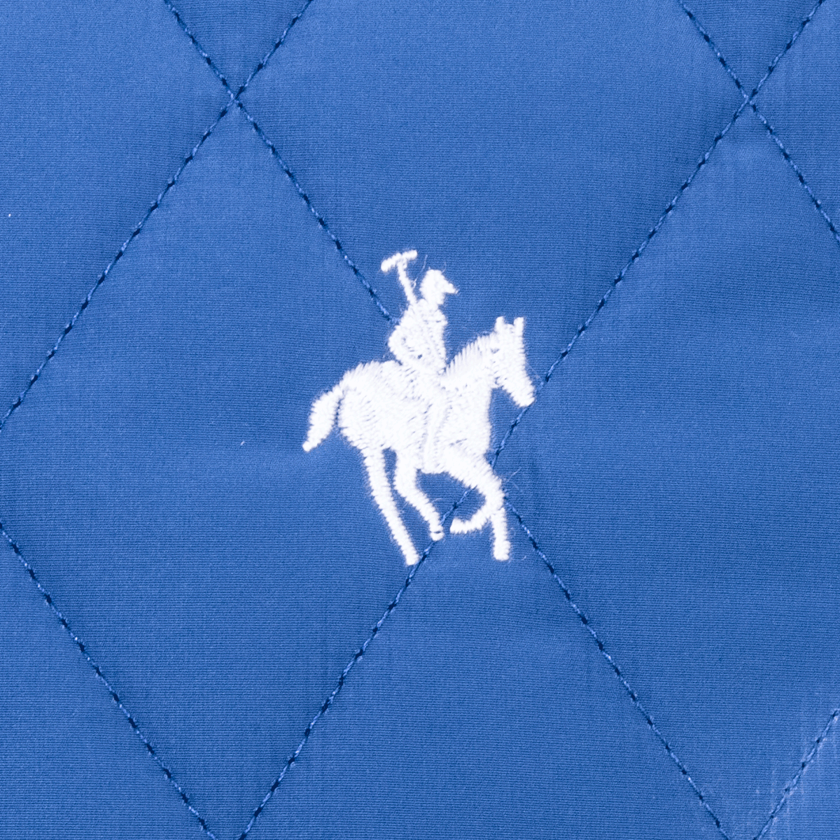 Chaleco Rombos Azul Acero