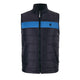 Chaleco Puffer Franja Negro