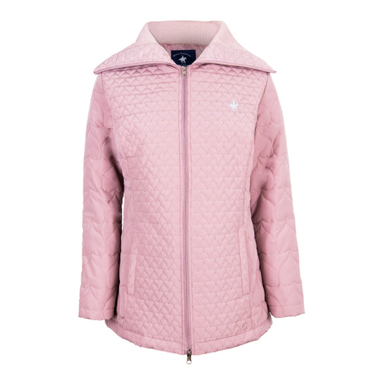 Parka Corazones Malva