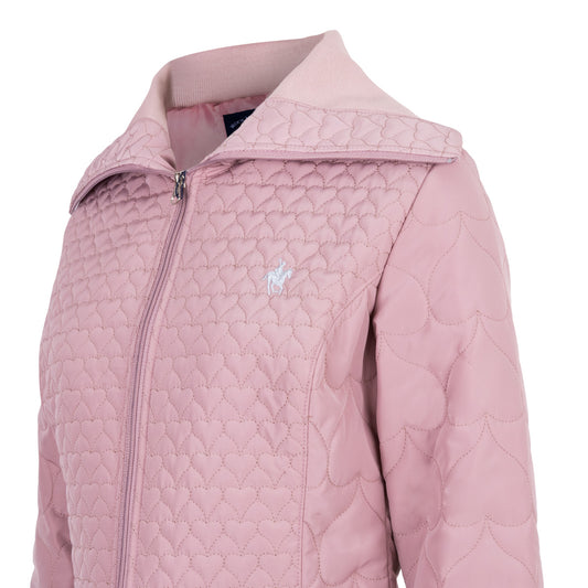 Parka Corazones Malva