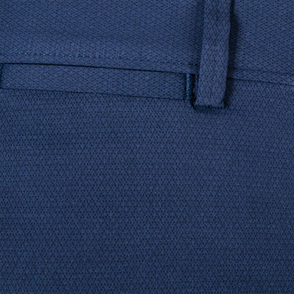 Pantalón Gabardina Print Modern Fit Marino